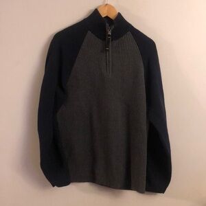 Grey and navy Nautica sweater